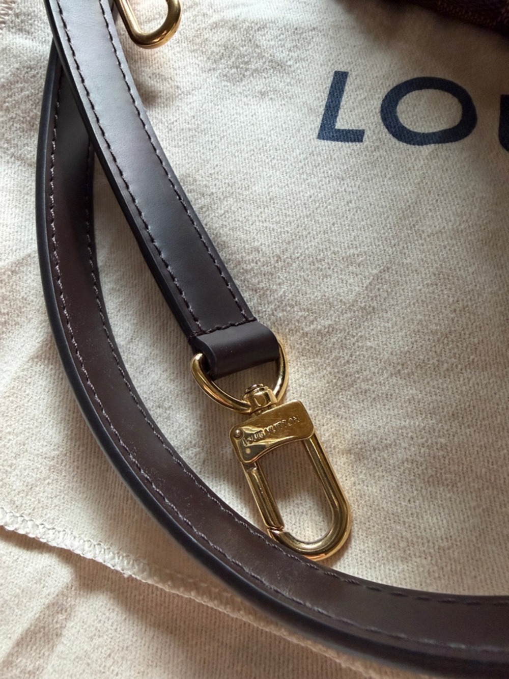 Louis Vuitton Brittany bag in Damier Ebène canvas - Picture 2 of 15